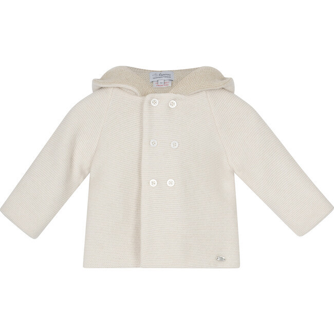 Trotters London | Teddy Coat, Off (White, Size 9M) | Maisonette | Maisonette