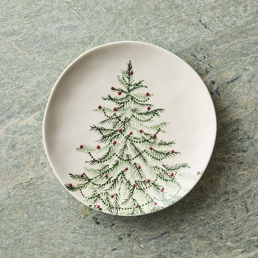 Tannenbaum Stoneware Salad Plate Sets | West Elm (US)