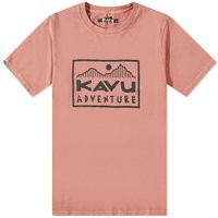 KAVU Men's Set Off T-Shirt in Redwood, Size Small | END. Clothing | End Clothing (US & RoW)