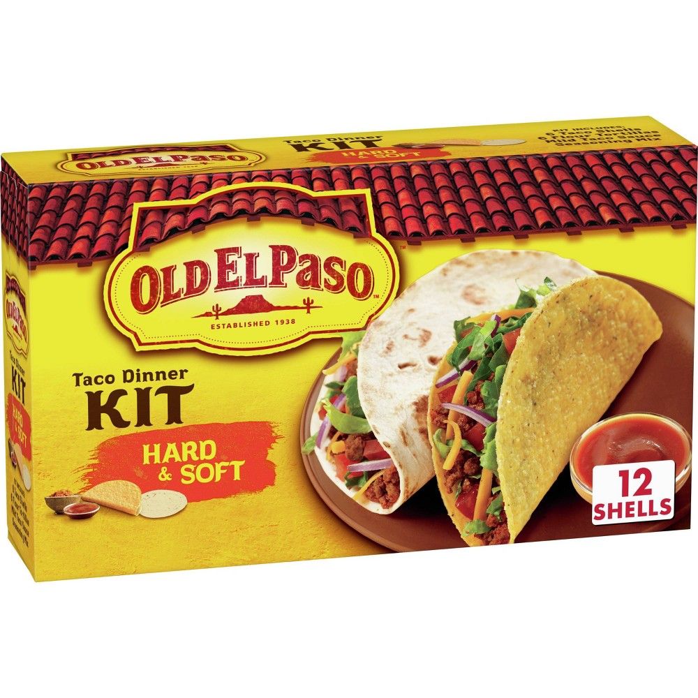 Old El Paso Hard & Soft Shell Taco Dinner Kit - 11.4oz | Target