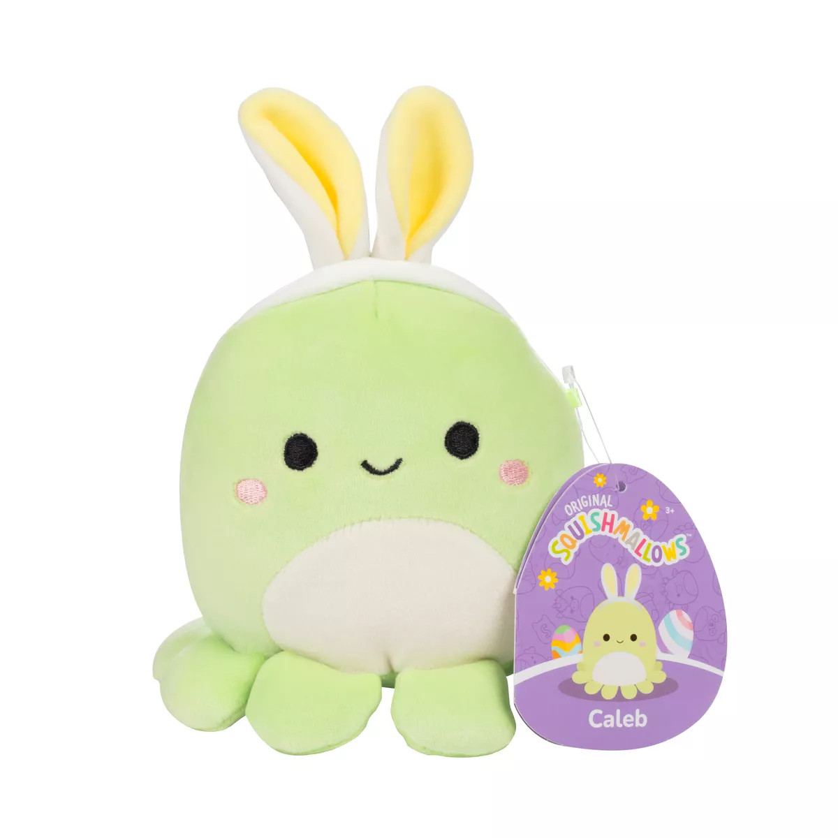 Squishmallows 5" Caleb the Green Easter Octopus w Bunny Ears - Officially Licensed St. Patrick's ... | Target