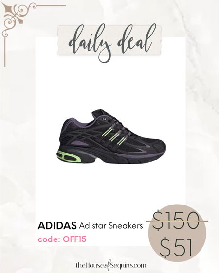 Adidas Adistar sneakers NOW $51 with code OFF15