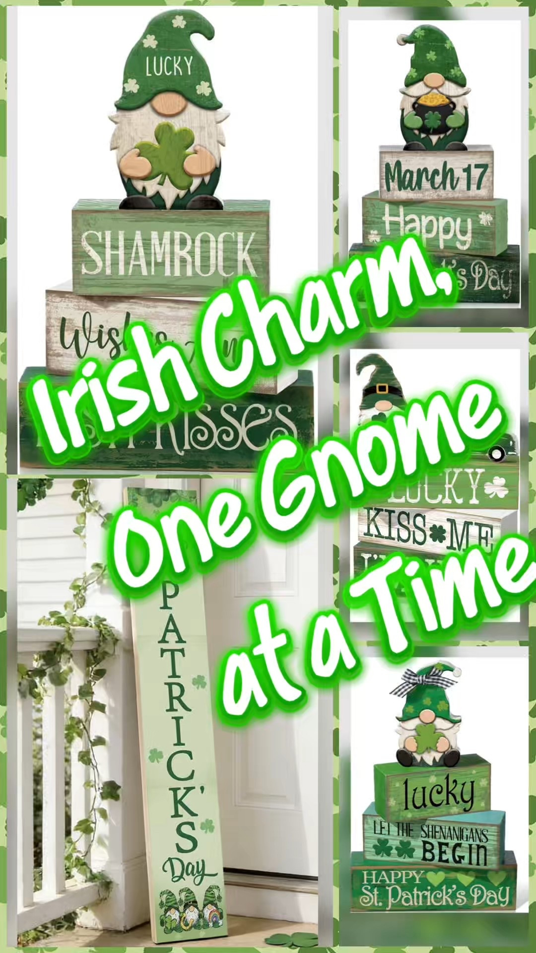 The sweetest little St. Patrick’s Day gnomes bringing all the lucky vibes. 🍀 

Just enough green, just enough whimsy, and a whole lot of charm.

#StPatricksDay
#StPatricksDayDecor
#GnomeDecor
#HolidayDecor
#HomeDecor

#LTKHome
#LTKSeasonal
#AmazonHomeFinds
#HolidayDecorFinds
#HomeDecorDeals


#LTKSeasonal #LTKHome
