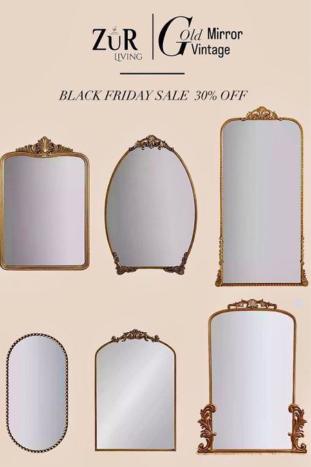 Black Friday sale; vintage mirrors 

#LTKHoliday #LTKsalealert #LTKhome