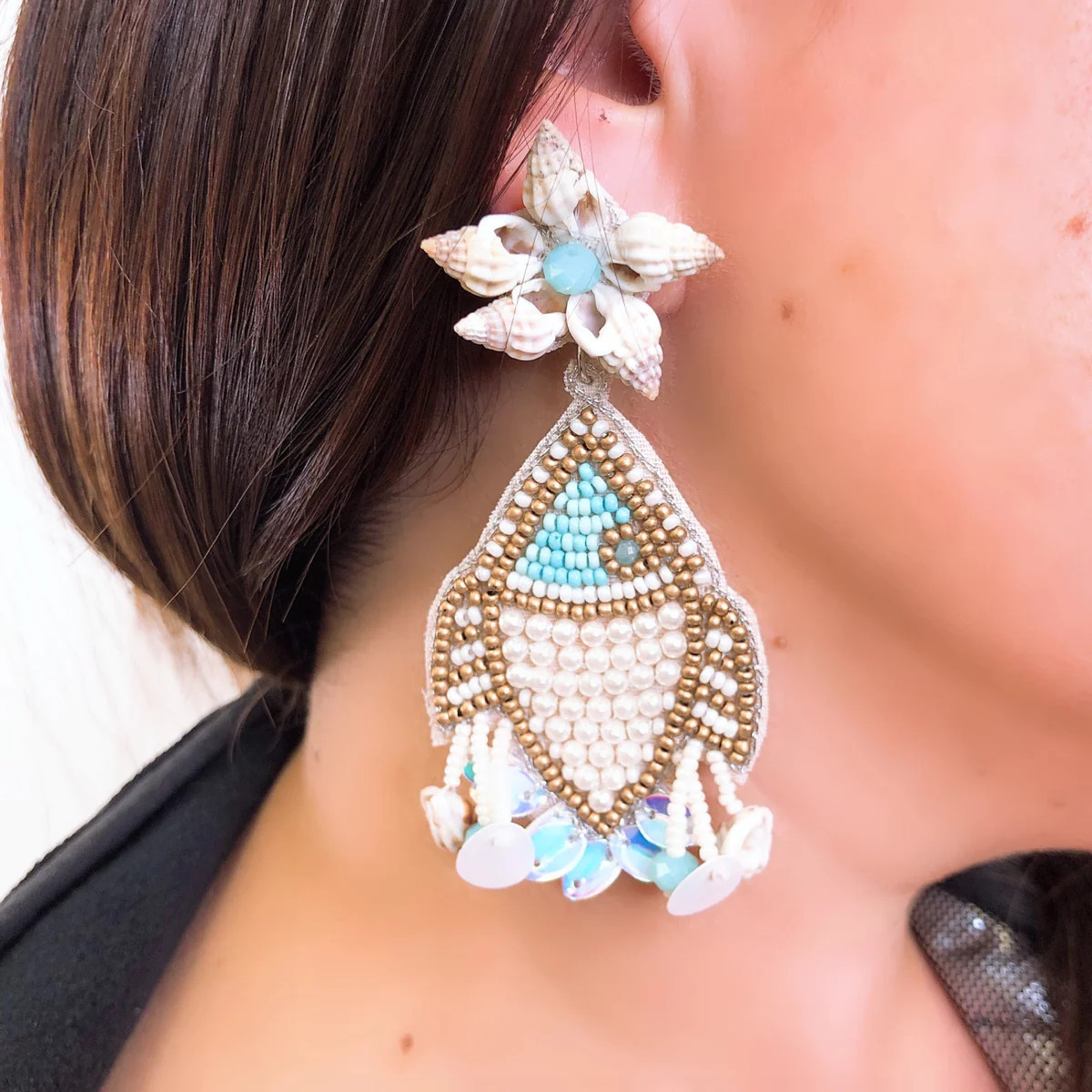 Goldie Fish Beading Earring | Charming Charlie