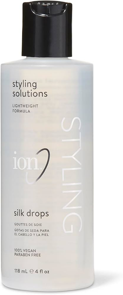 ion Silk Drops, Adds Shine & Softness, Lightweight Formula, Frizz Control, Infused with Silk Prot... | Amazon (US)