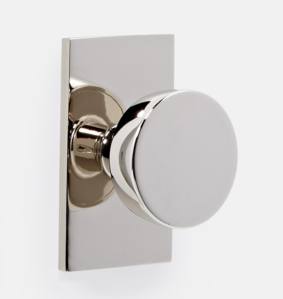 Tumalo Brass Knob Tube Latch Interior Door Set | Rejuvenation