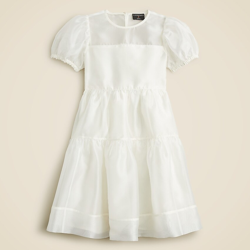 Girls' organza tiered dress | J. Crew US