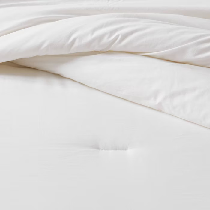 Washed Cotton Sateen Comforter & Sham Set - Threshold™ | Target