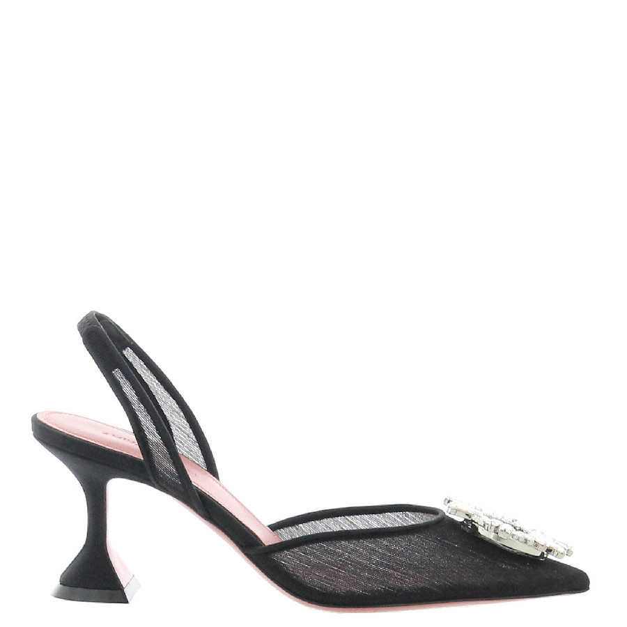 Amina Muaddi Begum 70 Mesh Slingbacks, Brand Size 36.5 ( US Size 6.5 ) | Jomashop.com & JomaDeals.com