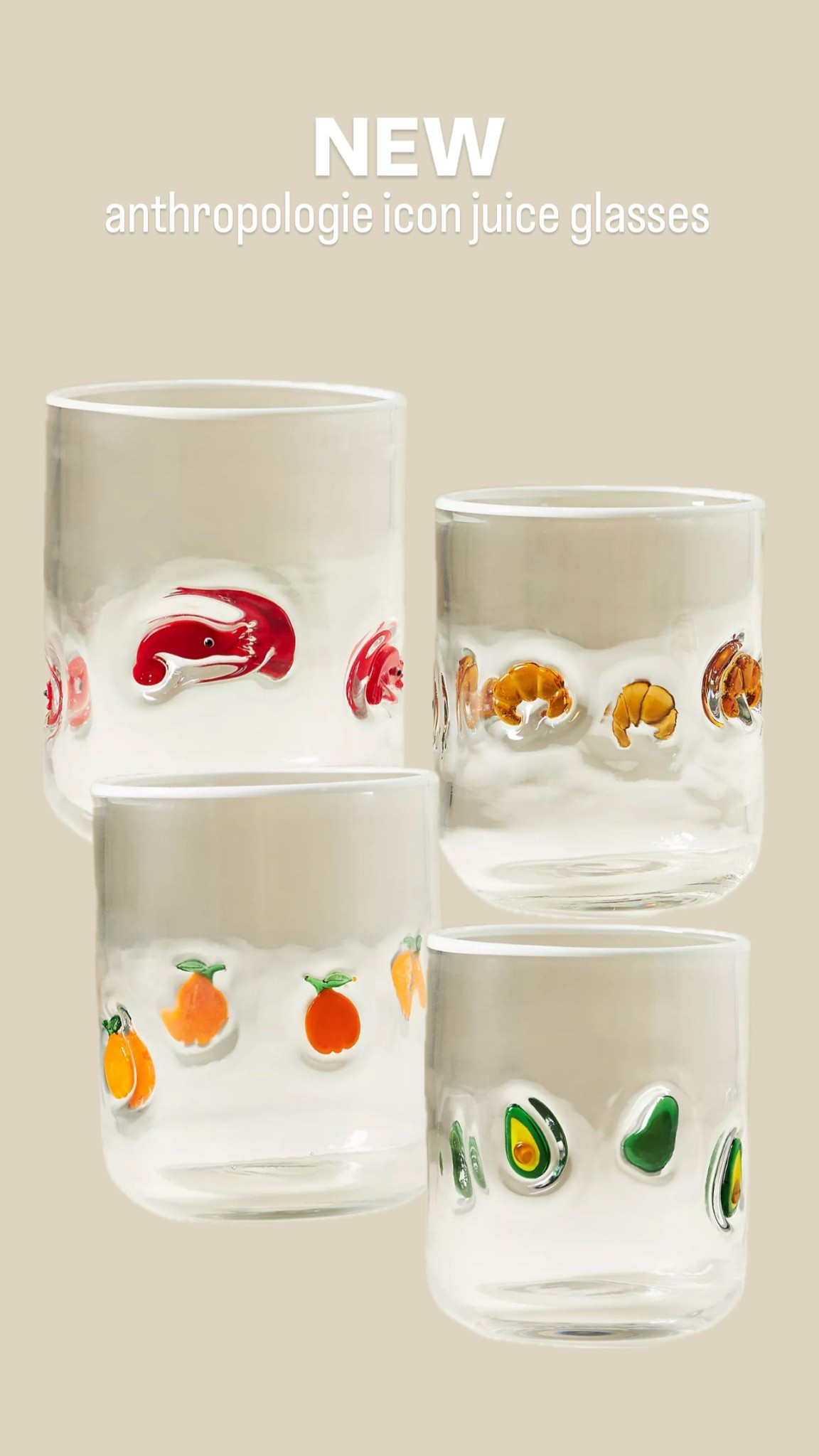 Obsessing over the new Anthropologie Icon Juice Glasses for Spring 🦐🥐🍊🥑

#LTKSpringSale #LTKHome #LTKSeasonal