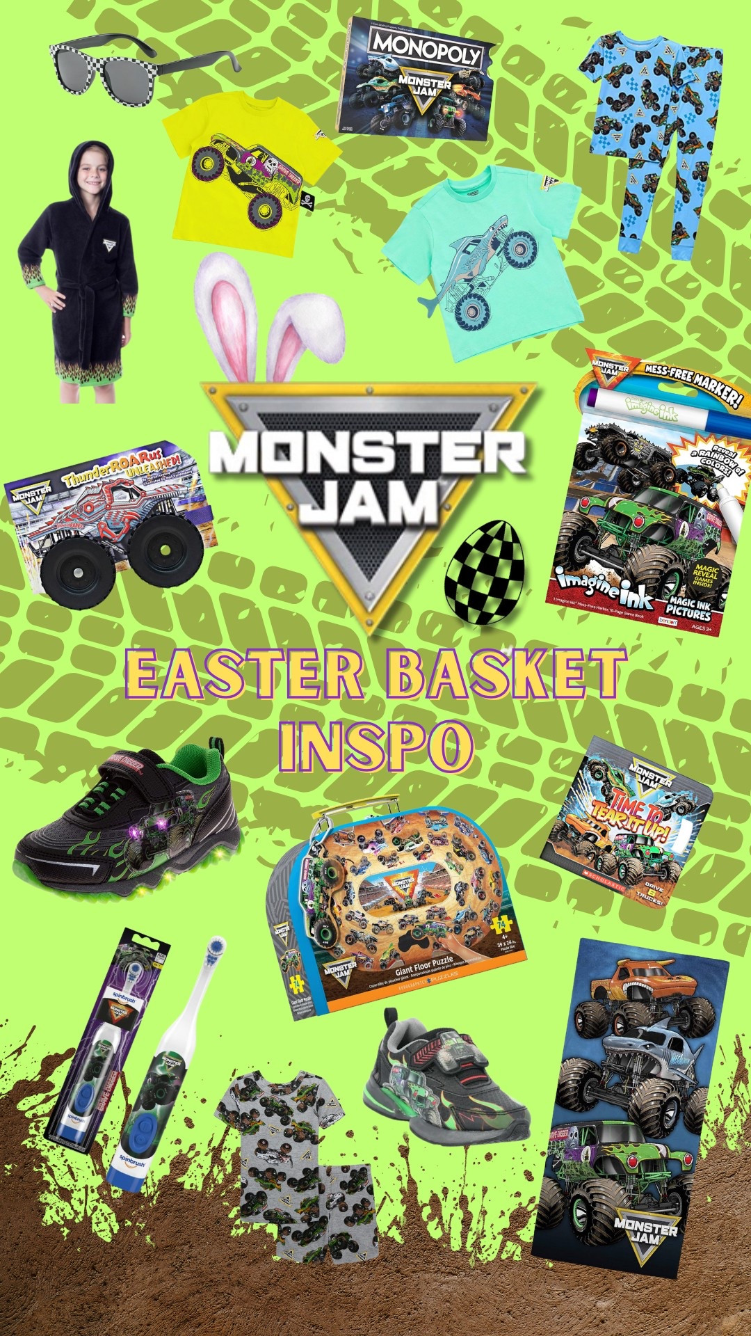 Monster Jam Mamas! Find your non-truck Easter basket inspo here!!🏁💚⚡️🐇

#LTKKids #LTKFamily #LTKSeasonal