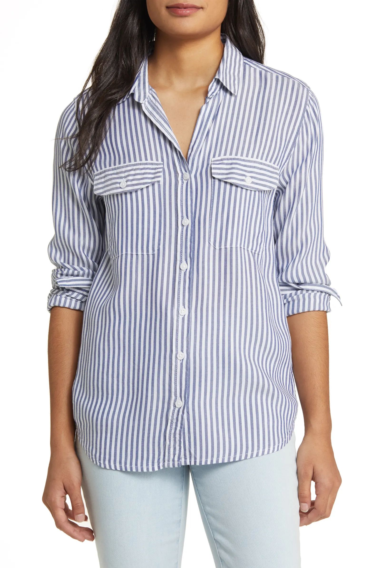 Finley Stripe Button-Up Shirt | Nordstrom