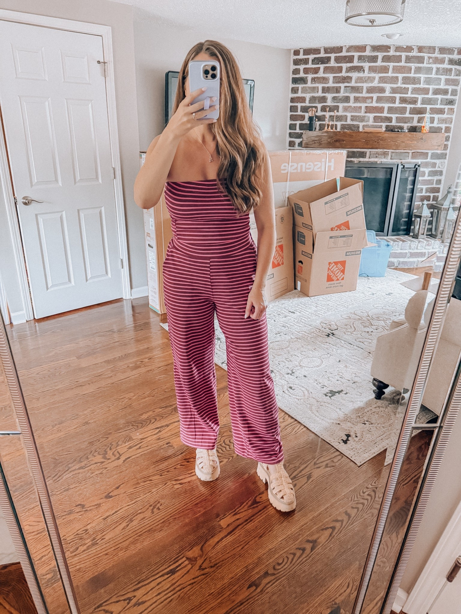 another free people look for less! This matching set comes in so many color combos! Wearing a size small but you could size up one for a more looser/relaxed fit. A great postpartum outfit option! 

#LTKFindsUnder50 #LTKBump #LTKStyleTip