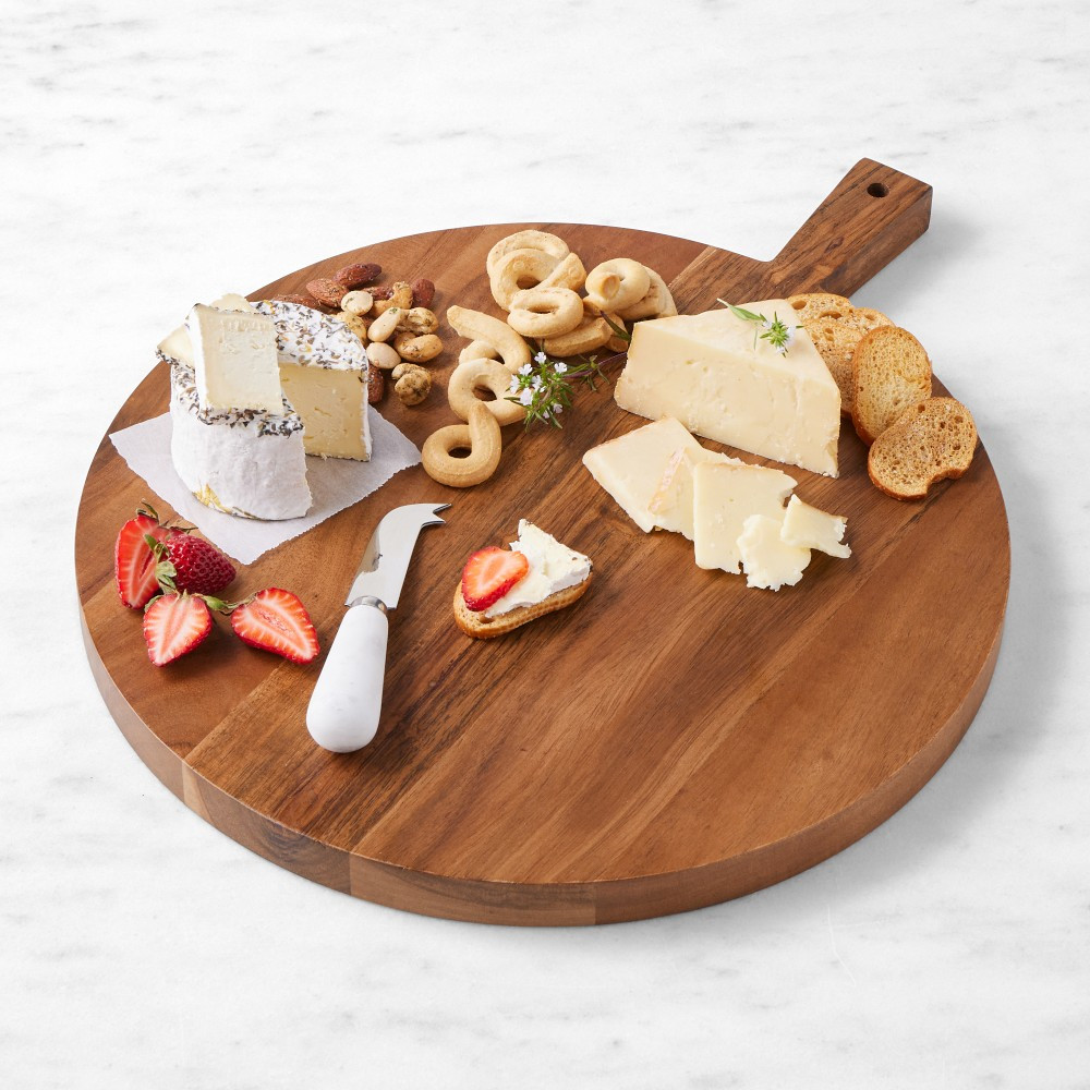 Acacia Round Cheese Board | Williams-Sonoma