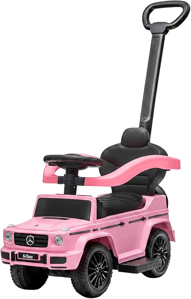 Best Ride On Cars Kids Outdoor Stroller Mercedes G-Wagon 3-in-1 Push Car with Detachable Handle, ... | Amazon (US)