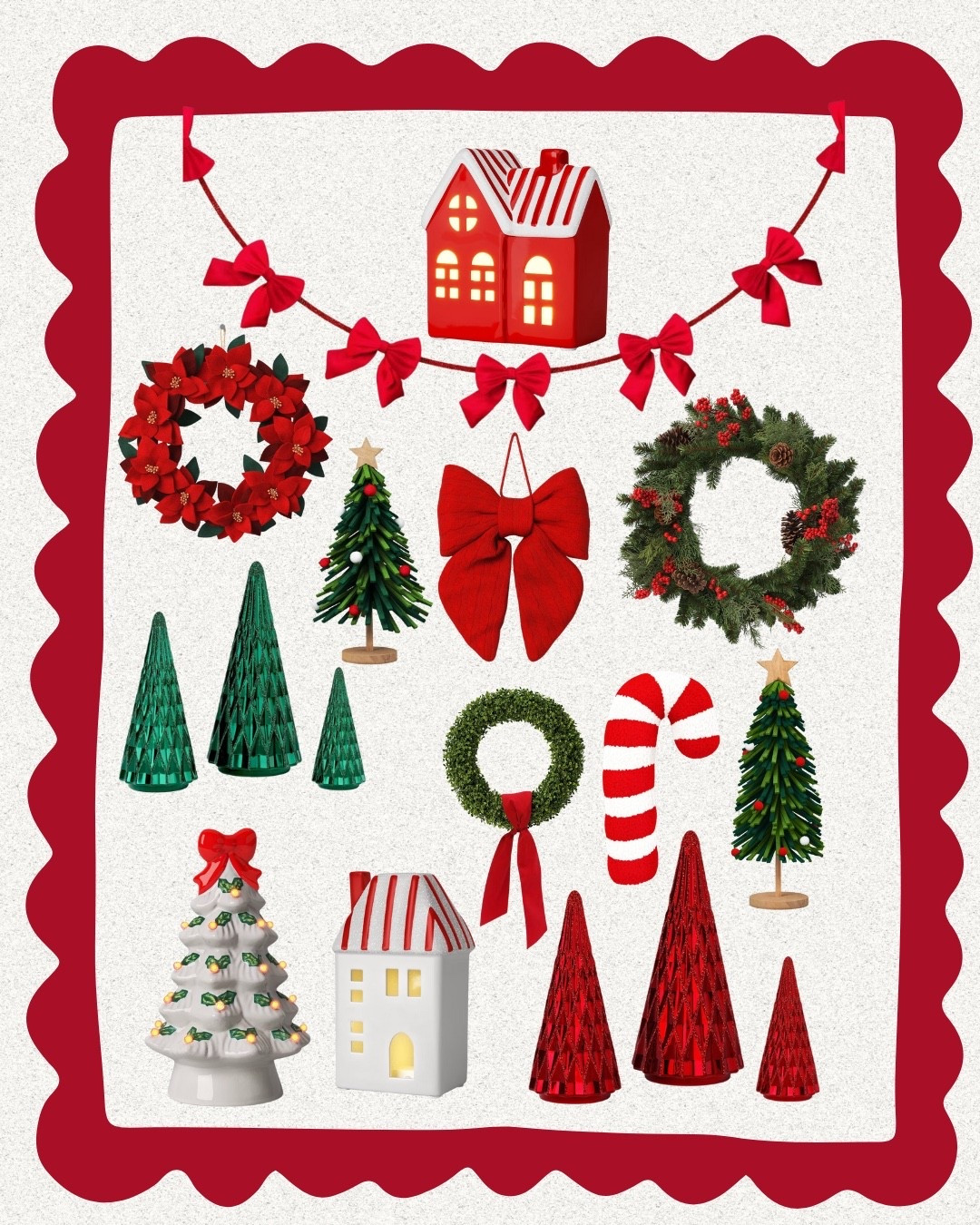 Cute Target red and green Christmas decor!

#LTKHoliday #LTKSeasonal #LTKHome
