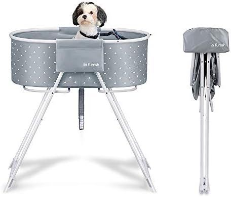 Furesh Elevated Folding Dog Bath Tub and Wash Station for Bathing, Shower, and Grooming, Foldable... | Amazon (US)