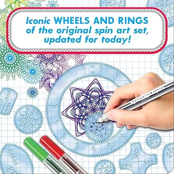 Spirograph — Deluxe Set — Spiral Art Drawing Kit — The Classic Way to Make Countless Amazin... | Amazon (US)