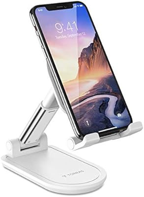 TORRAS Foldable Cell Phone Stand for Desk [Ultra-Portable], Adjustable Phone Holder for Office/Ho... | Amazon (US)