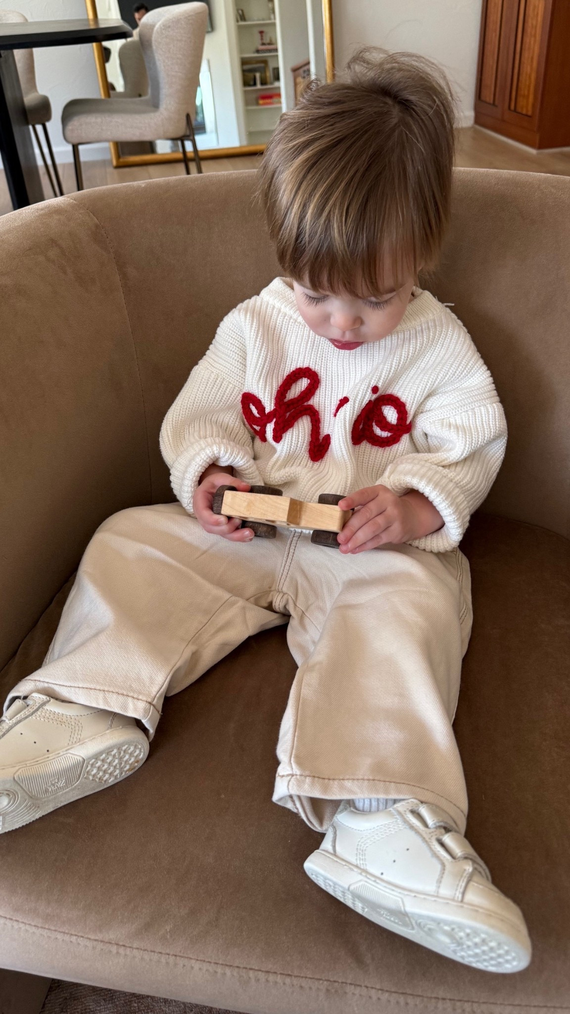 Toddler custom team football sweater 🏈 

#LTKBaby #LTKKids #LTKSeasonal