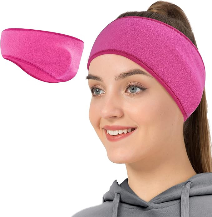 Winter Fleece Ear Warmers Muffs Headband for Men Women Kids Ski Running Cycling | Amazon (US)