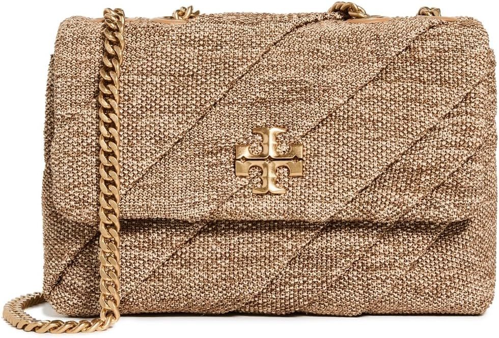 Tory Burch Women's Kira Draped Raffia Small Convertible Bag | Amazon (US)