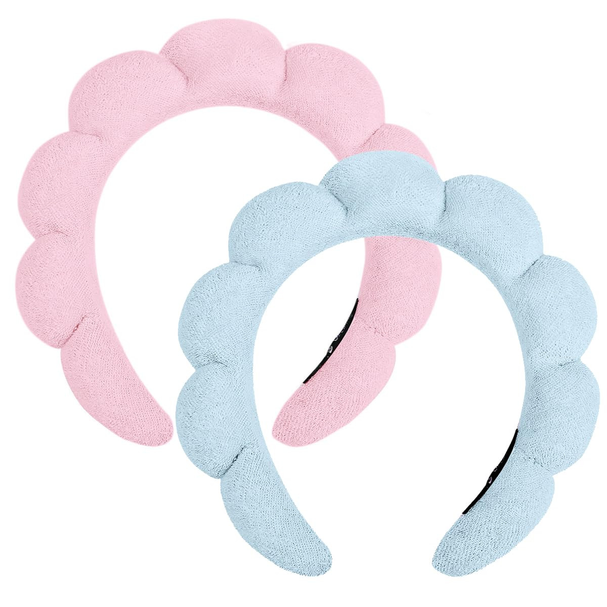 Spa Headbands for Washing Face or Facial, Set of 2 Skincare Headbands, Terry Cloth Headband Face ... | Amazon (US)