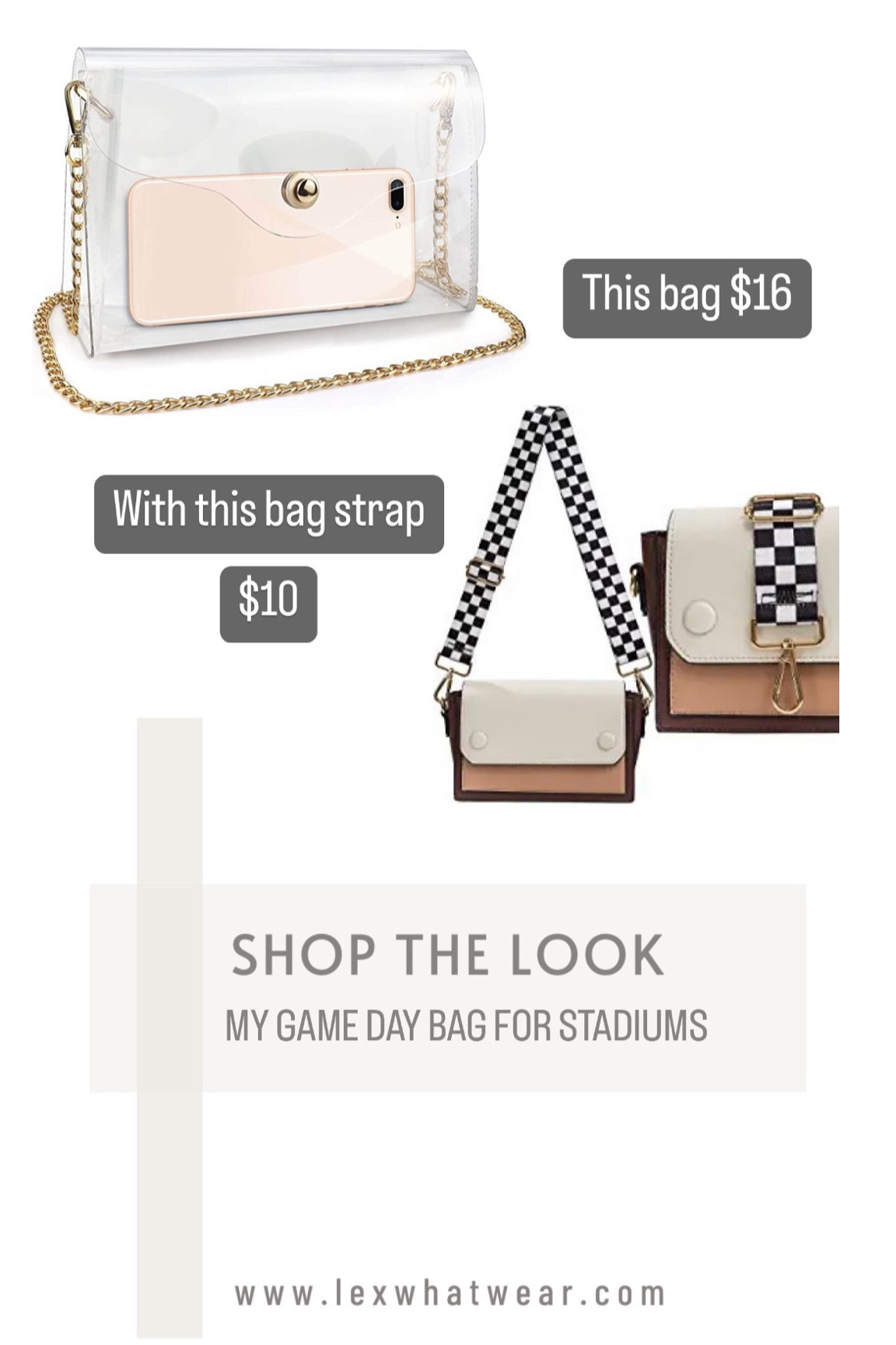 Stadium Bag for College Game Day! 

#LTKunder50 #LTKitbag #LTKstyletip