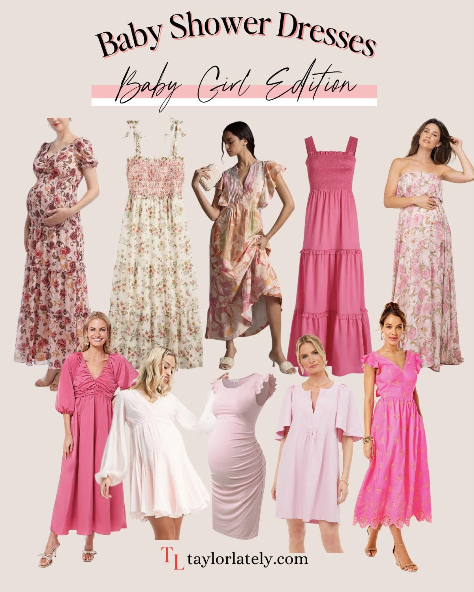 perfectly pink baby shower dresses! Baby shower dresses for baby girl 🎀

#LTKstyletip #LTKunder100 #LTKbump