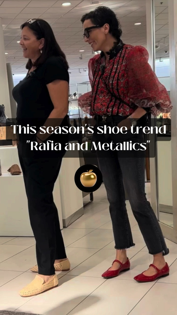 See why I'm declaring Rafia and Metallics this season's must-have shoe trends! From darling details to the sophistication of a shiny finish—these styles are not just elegant, they scream comfort and chic. Whether you're strolling the sunny streets of Florida or planning a casual evening out, these picks have you covered.

Remember when I bumped up a shoe size after a mishap? Well, these beauties are not only stylish but also super accommodating for all those unique feet stories we all carry. 🦶💖

Ready to brighten up your wardrobe? Let's step away from the usual and add some sparkle to your step. And yes, for those who have a soft spot for the 60s and 70s, you're in for a treat!
