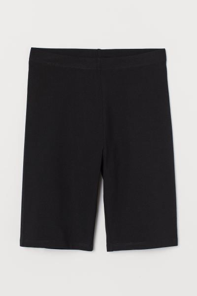 Cycling shorts in soft cotton jersey with an elasticated waist. | H&M (UK, MY, IN, SG, PH, TW, HK)