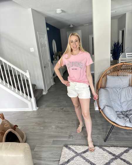 California tourist outfit 
💗 comfy and soft shirt 
💗 stretchy and amazing shorts
💗 wearing size small in both

#LTKstyletip #LTKfindsunder50 #LTKtravel