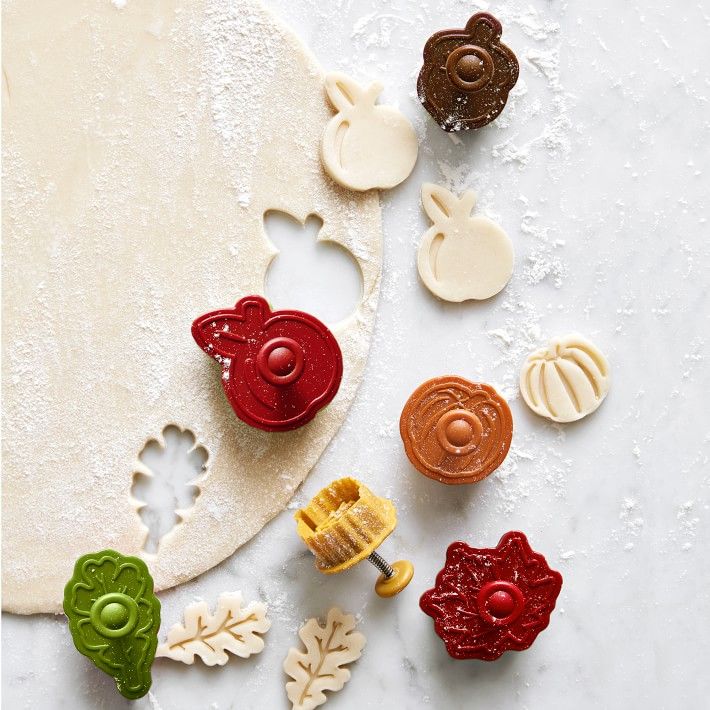 Williams Sonoma Fall Pie Punches & Impression Cookie Cutters, Set of 6 | Williams-Sonoma