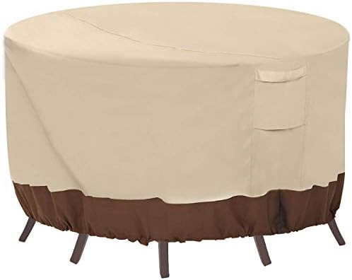 Vailge Round Patio Furniture Covers, 100% Waterproof Outdoor Table Chair Set Covers, Anti-Fading ... | Amazon (US)