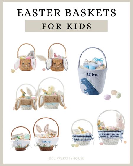 Easter baskets for kids, pottery barn Easter basket favorites, Easter finds 

#LTKkids #LTKhome #LTKSeasonal