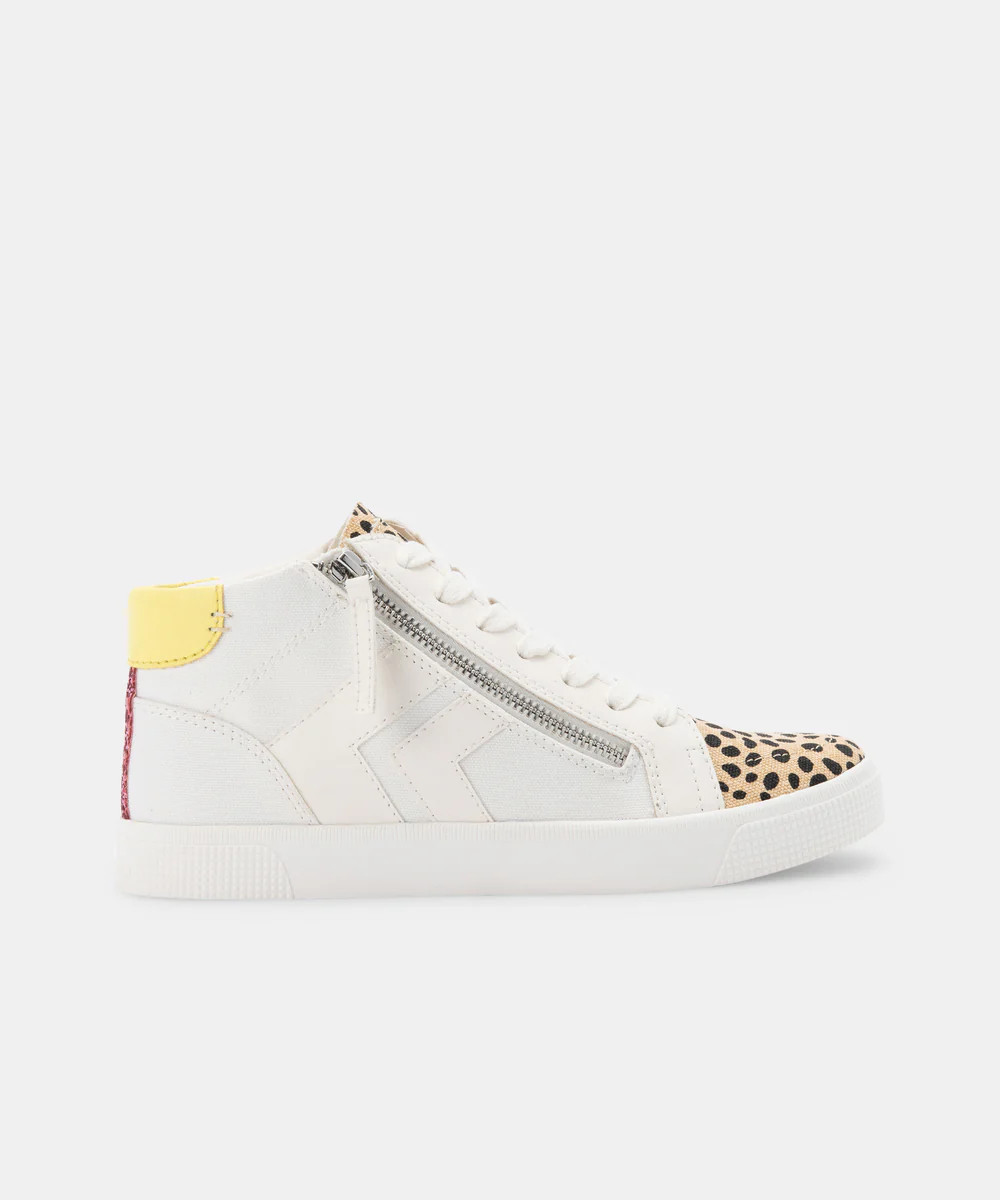 ZOLIE SNEAKERS WHITE MULTI CANVAS | DolceVita.com