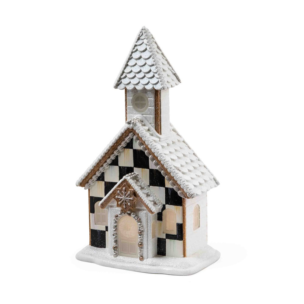 Gingerbread Illuminated Church | MacKenzie-Childs