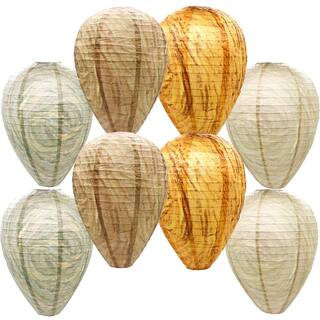 Outdoor Wasp Hornet Trap Decoy with Realistic Shape and Durable Cotton Bamboo Fiber 8-Pack for Gardens Patios | The Home Depot