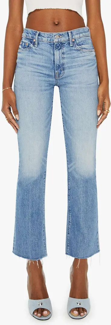 The Outsider Flood Raw Hem Ankle Bootcut Jeans | Nordstrom