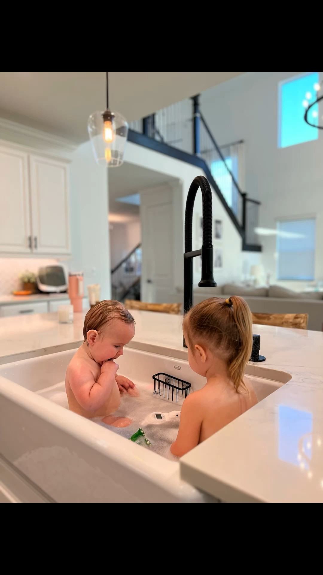 Baby bath time light show!
Sometimes I like to make bath time into sensory play! My kids love a good bath time light show! I have everything linked we use plus more we have not shown in video! ✨(note: the fish are labeled as cat toy but both my babes love them, just be sure to keep extra eye on baby when using them in the bath)

#LTKbaby #LTKkids