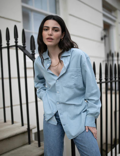 Chessie: Chambray, Light Blue | With Nothing Underneath