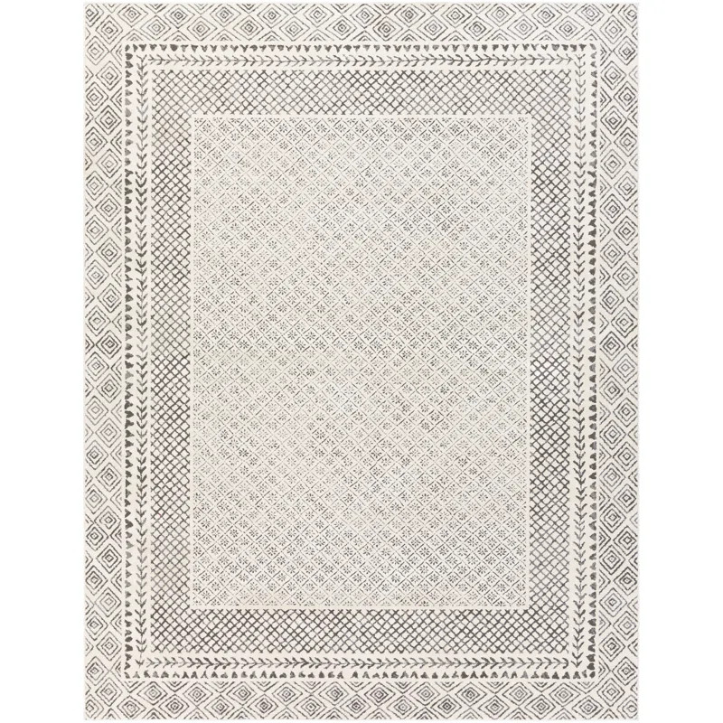Calvo Light Beige/Charcoal Area Rug | Wayfair North America