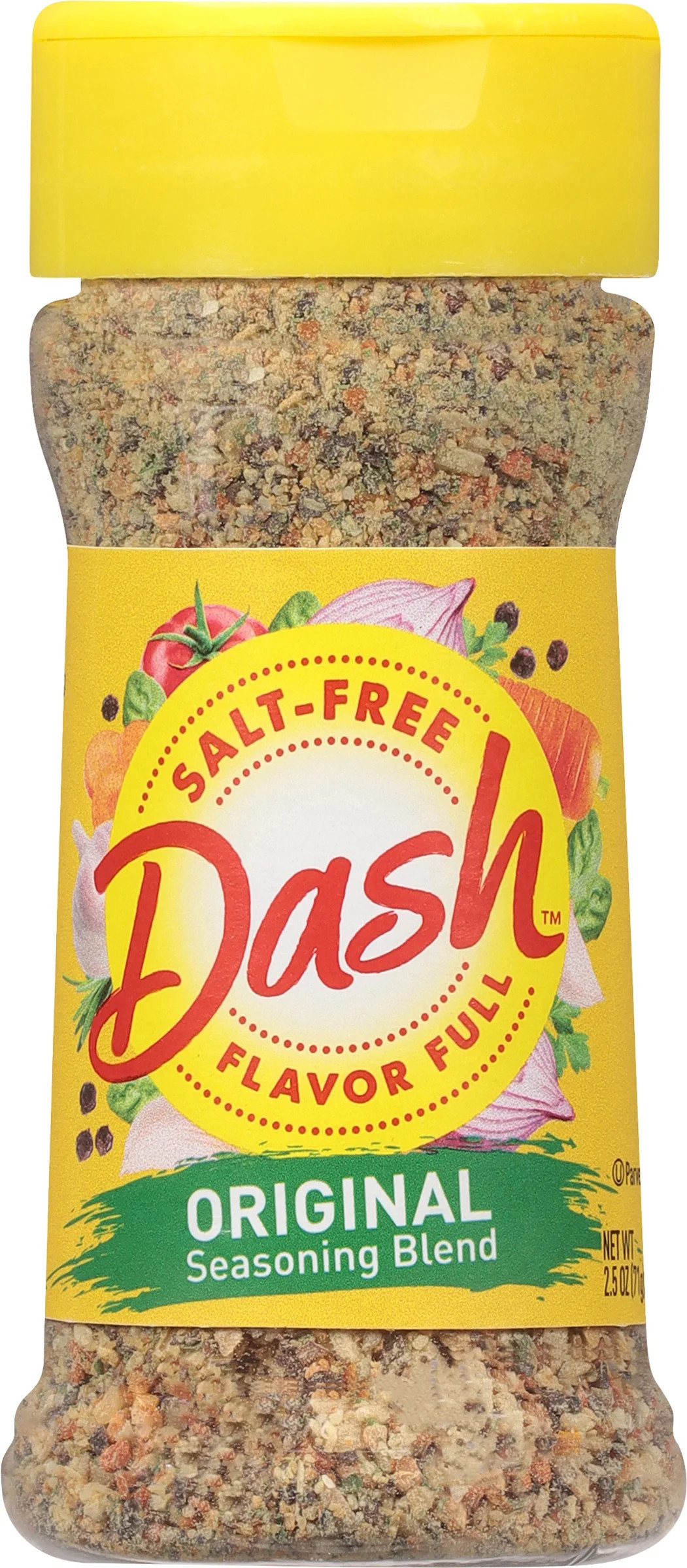 Dash Original Seasoning Blend, Salt free, Kosher, 2.5 oz - Walmart.com | Walmart (US)
