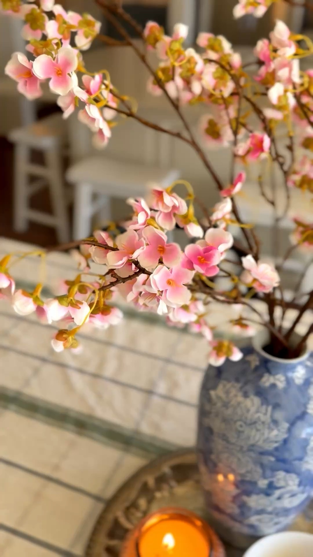 The prettiest faux cherry blossom stems for spring! Perfect for Easter styling  

#LTKHome