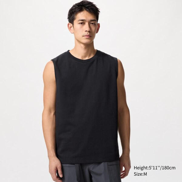 AIRism Cotton Sleeveless T-Shirt | UNIQLO US | UNIQLO (US)