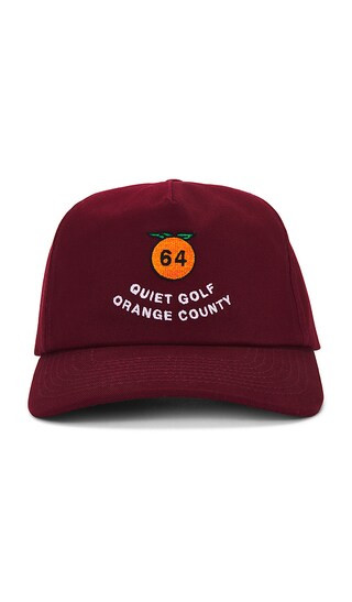 QGOC 5-Panel Hat in Burgandy | Revolve Clothing (Global)
