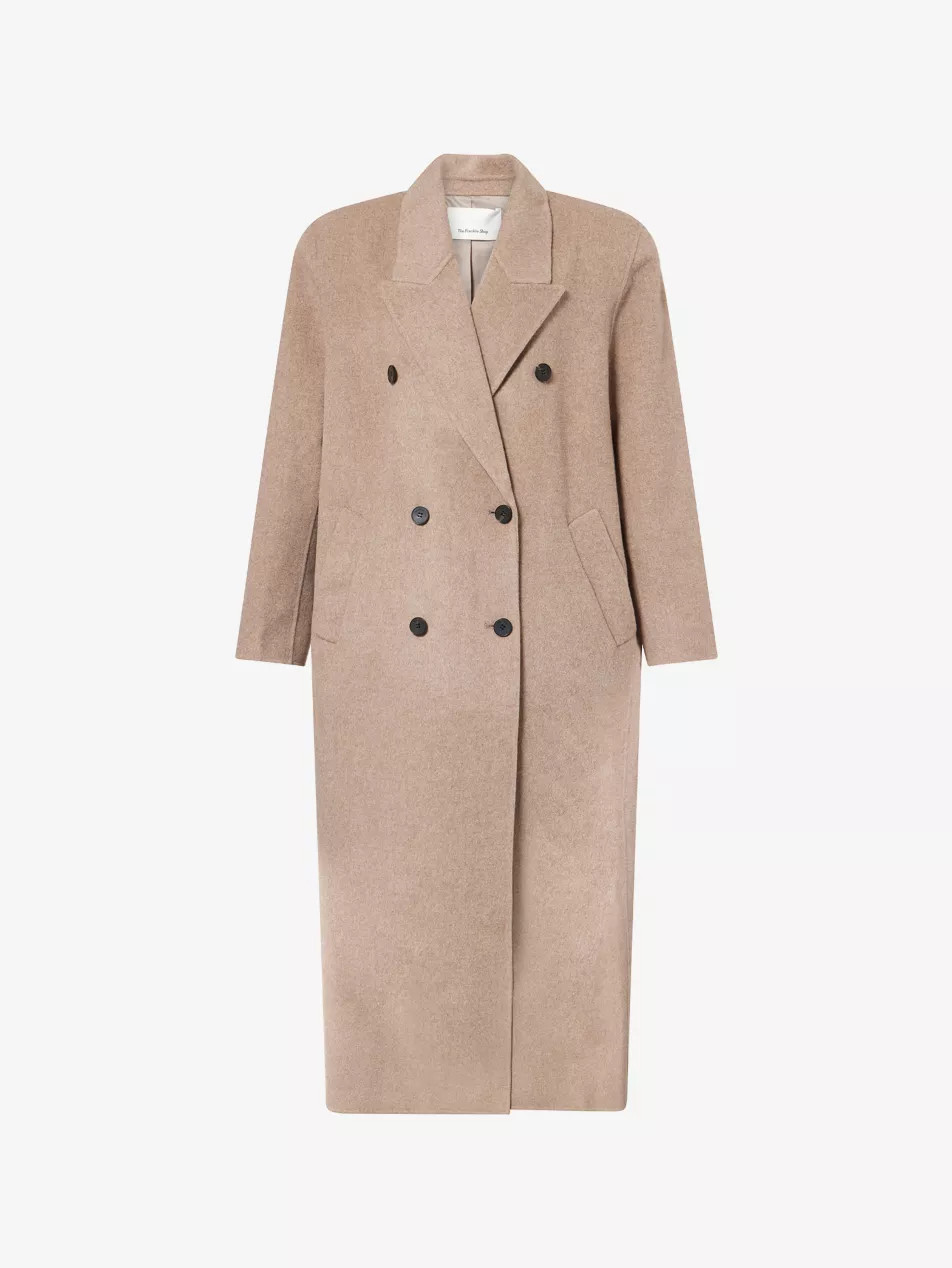 Gaia Double-Breasted Wool-Blend Coat | Selfridges