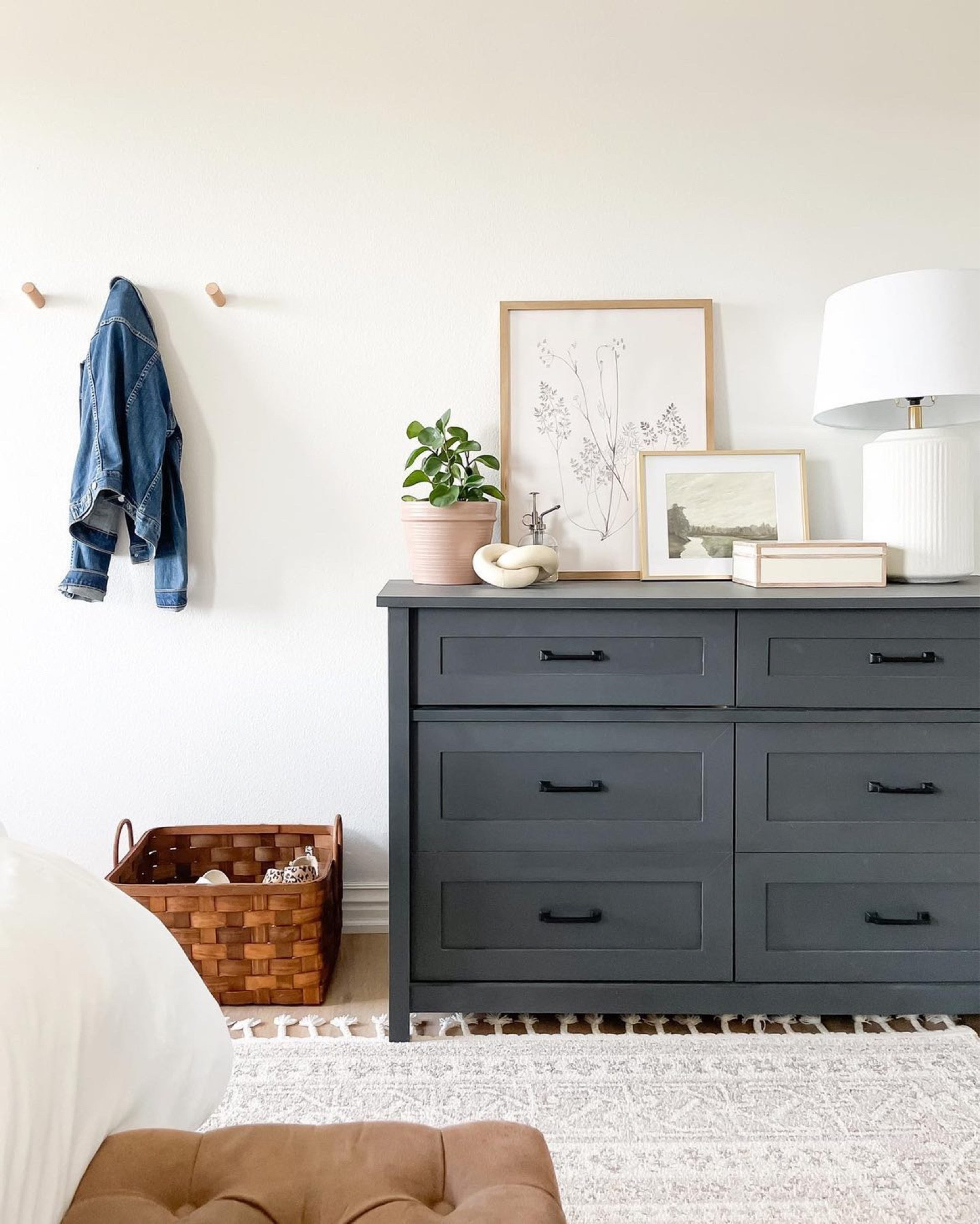 DIY dresser makeover: black paint can fix anything  

#LTKhome