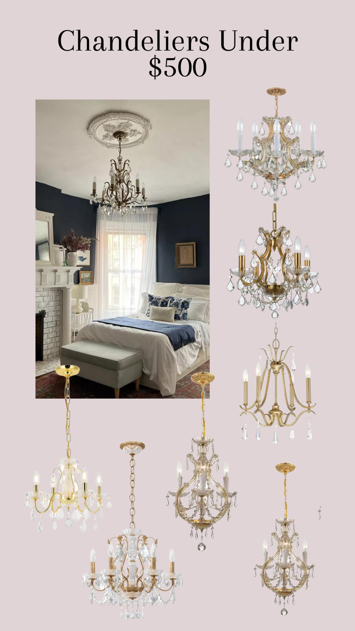 Chandeliers Under $500 #chandeliers 

#LTKhome #LTKstyletip #LTKFind
